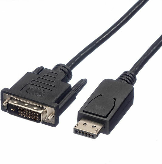 Roline Cablu DVI-D de sex masculin - DisplayPort de sex masculin 2m Negru (11.04.5610)