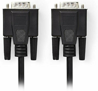 Nedis VGA male to VGA male Black 3m Cable (CCGP59000BK30)