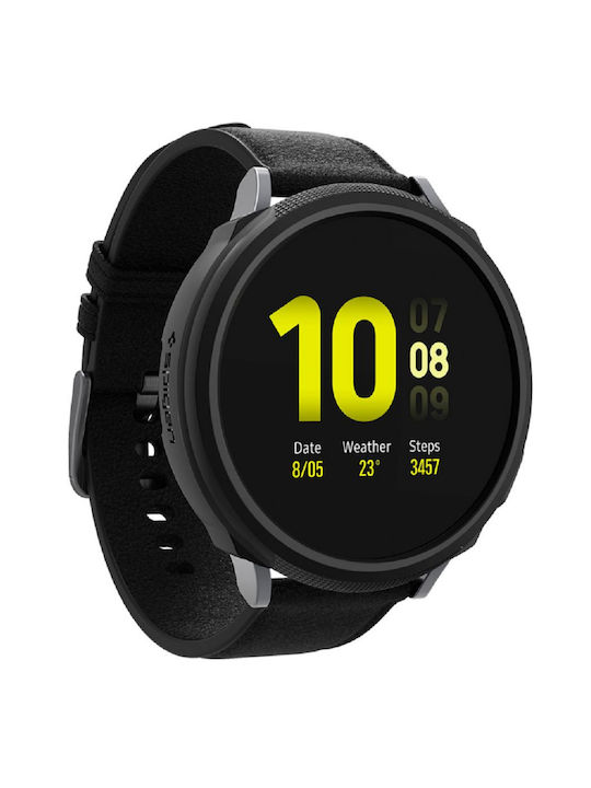 Spigen Liquid Air Carcasă de Silicon în culoarea Negru pentru Samsung Galaxy Watch 4 44mm