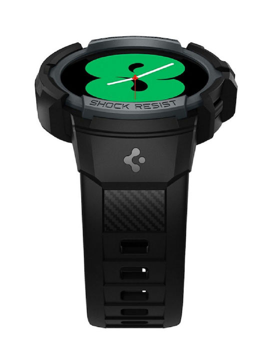 Spigen Rugged Armor Pro Θήκη Σιλικόνης Charcoal Grey για το Galaxy Watch 4 / 5 44mm