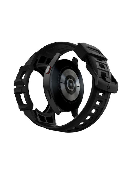 Spigen Rugged Armor Pro Θήκη Σιλικόνης Charcoal Grey για το Galaxy Watch 4 / 5 44mm