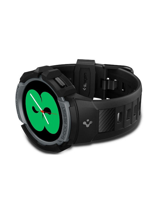 Spigen Rugged Armor Pro Θήκη Σιλικόνης Charcoal Grey για το Galaxy Watch 4 / 5 44mm