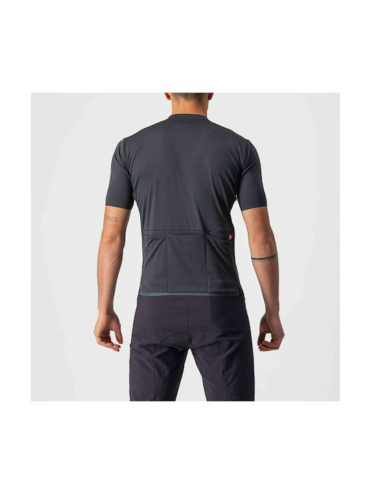 Castelli Unlimited Allroad Мъжка Къс Ръкав Блуза За Колоездене Сив