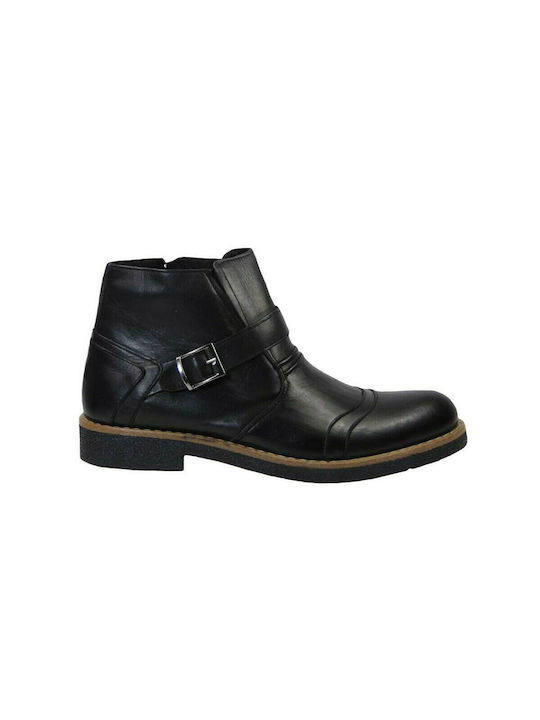 Tsimpolis Shoes R13 Men's Leather Boots Black 25511