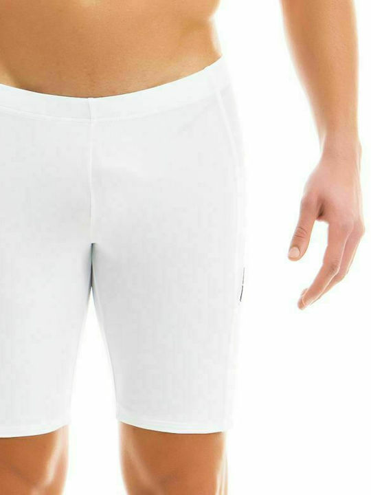 Modus Vivendi Active Short Meggings Ανδρικό Αθλητικό Κολάν Κοντό Λευκό