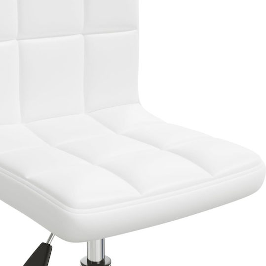 vidaXL Vdxl Scaun De Birou Alb