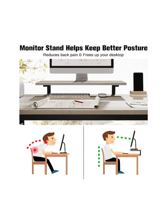 Desk ZX-SS140B-OGB Wooden OGB with Metal Legs 140x60x76.2cm