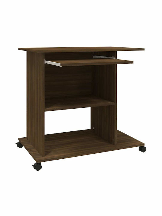 Computer Office Wooden Brown 80x50x75cm