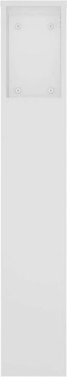 vidaXL Pernă Pentru Tăblie De Pat Din Lemn Alb 180x104.5cm