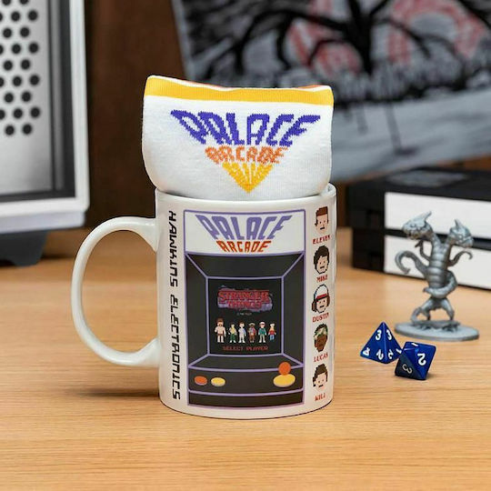 Paladone Stranger Things Κούπα Κεραμική Πολύχρωμη 300ml 2τμχ