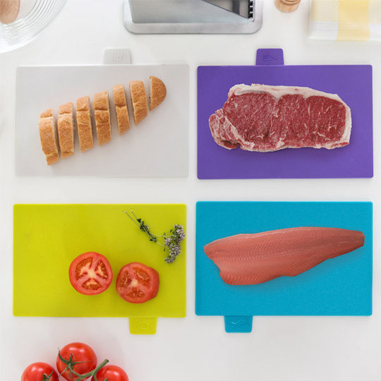 Excellent Houseware Σετ Επιφάνεια Κοπής Πλαστική Πολύχρωμη 4τμχ