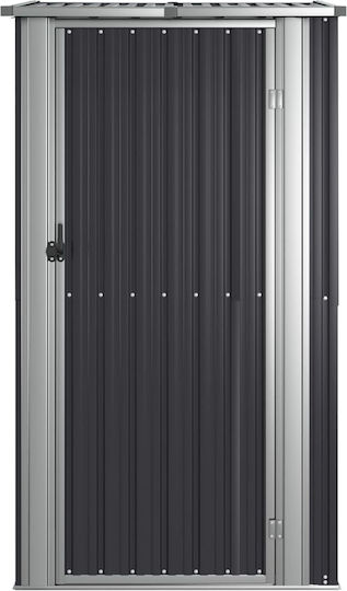 Metallic Garden Shed Galvanized Anthracite L1.185xW0.97xH2.095m