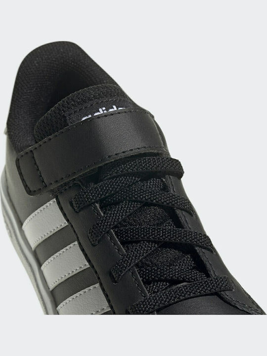 Grand Court GRAND COURT 2.0 Kids Sneakers with Scratch Core Black / Cloud White