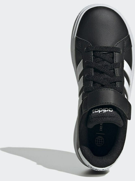 Grand Court GRAND COURT 2.0 Kids Sneakers with Scratch Core Black / Cloud White