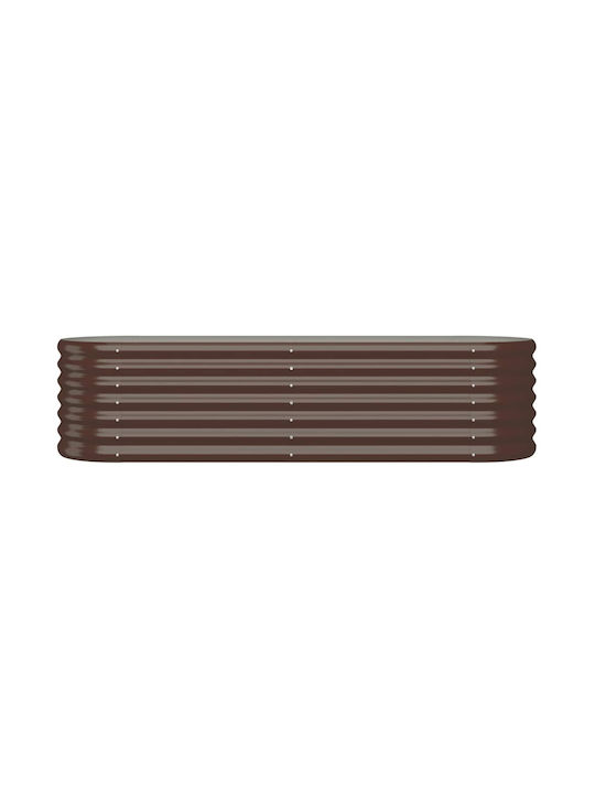 vidaXL Planter Box Metal Maro 152x40x36cm.