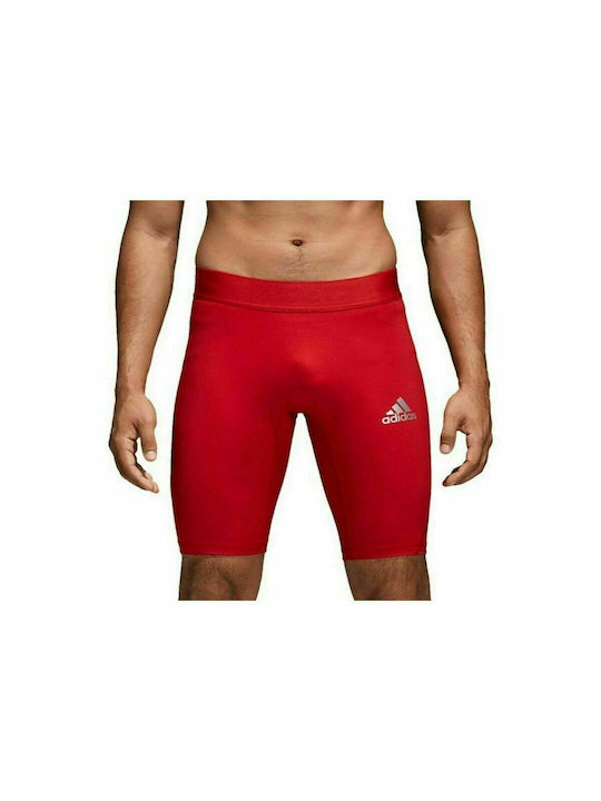 Adidas Ανδρικό Αθλητικό Κολάν Κοντό Κόκκινο