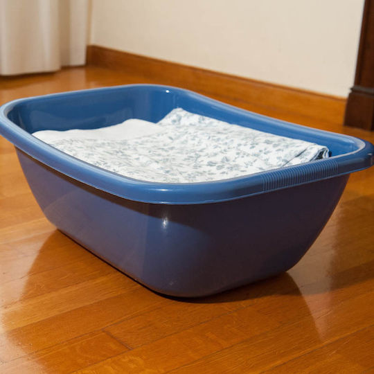 Viomes Basin Rectangular 56x41x21cm. Capacity 26lt Light Blue
