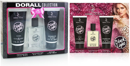 Dorall Collection Black Light Für Frauen Duftset mit Körperlotion