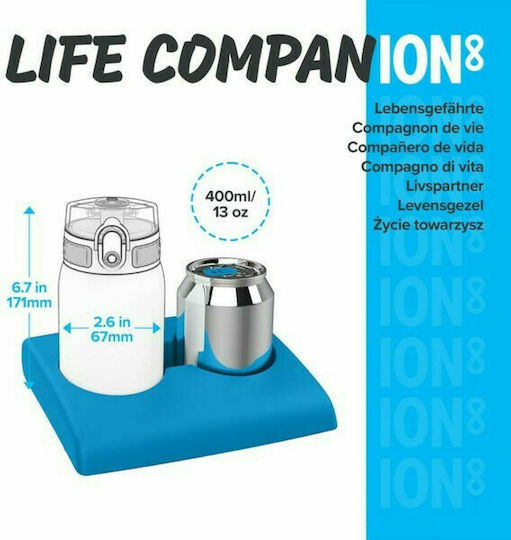 Ion8 Kinderflasche Kunststoff Auslaufsicher Pod 400ml