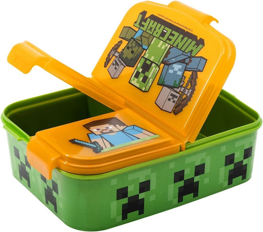 Stor Kids Lunch Plastic Box Green