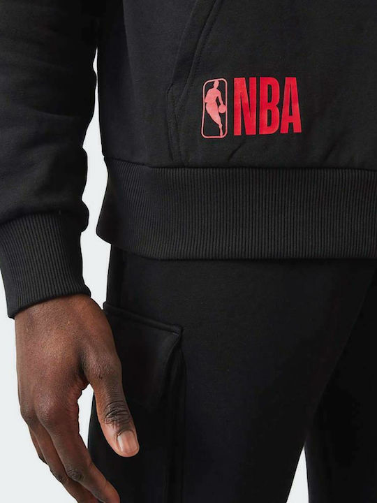 Chicago Bulls Sweatshirt mit Kapuze Schwarz