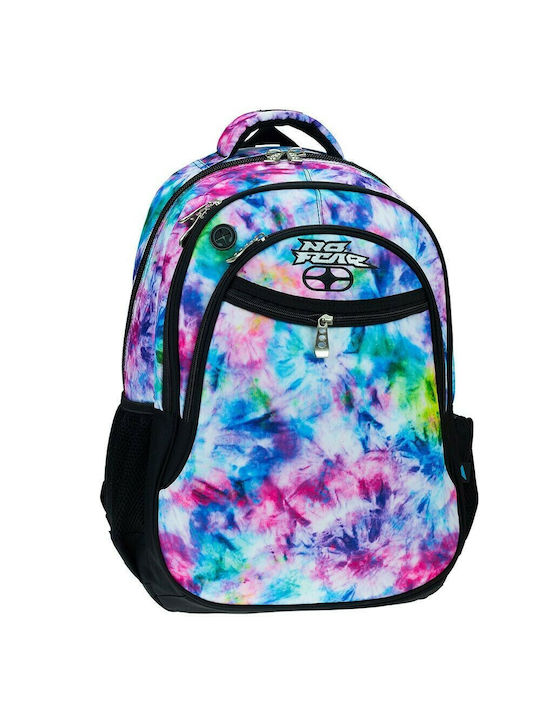 Back Me Up No Fear Tie Dye School Bag Backpack Elementary, Elementary Multicolored L30 x W28 x H48cm