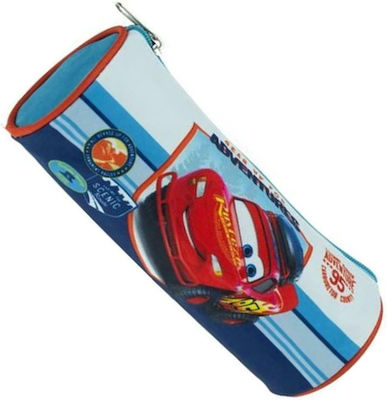 Gim Cars Pencil Case Barrel with 1 Compartment Red