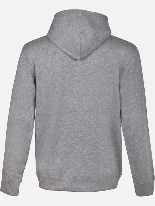 Sporting Division Φούτερ με Κουκούλα Light Grey Melange