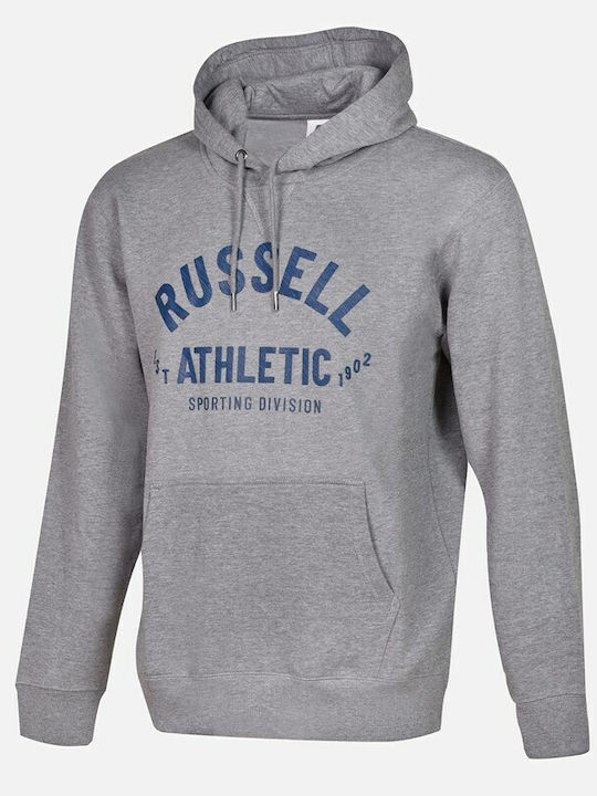 Sporting Division Φούτερ με Κουκούλα Light Grey Melange