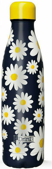 I-Total iDrink Μπουκάλι Θερμός Ανοξείδωτο BPA Free 500ml Daisy