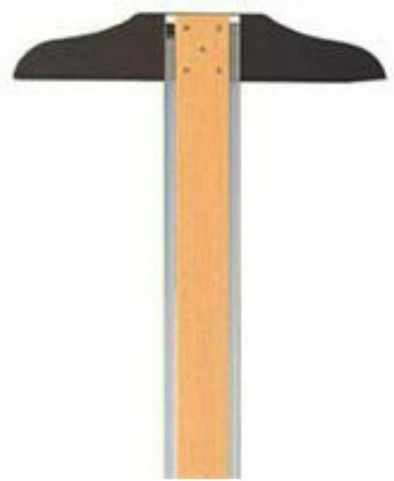 Exas Paper T Tile Spacer 60cm Wood with Plexiglass