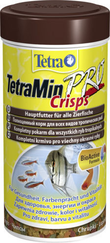 Tetra TetraMin Pro Crisps Tropical Fish Food Flakes 250ml 55gr