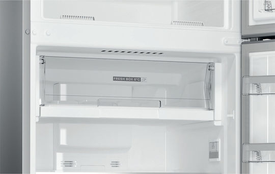 Whirlpool Kühlschrank mit Doppeltür 423Es Total NoFrost H180xB70xT72.5cm. Inox WT70I 832 X