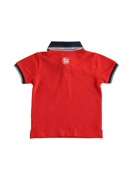 iDO Kids Polo Short Sleeve Red