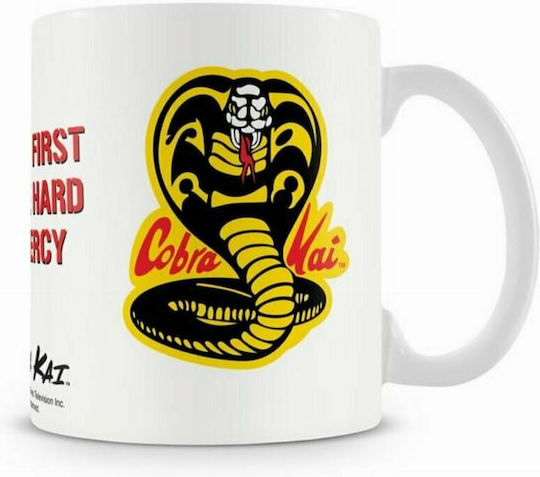 Hybris Cobra Kai Κούπα Κεραμική Λευκή