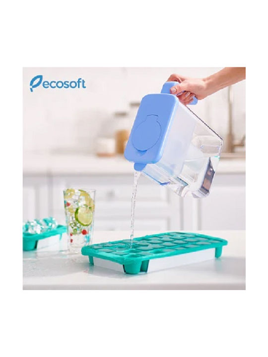 Ecosoft Slim Plastic Jug Blue with Filter 3500ml