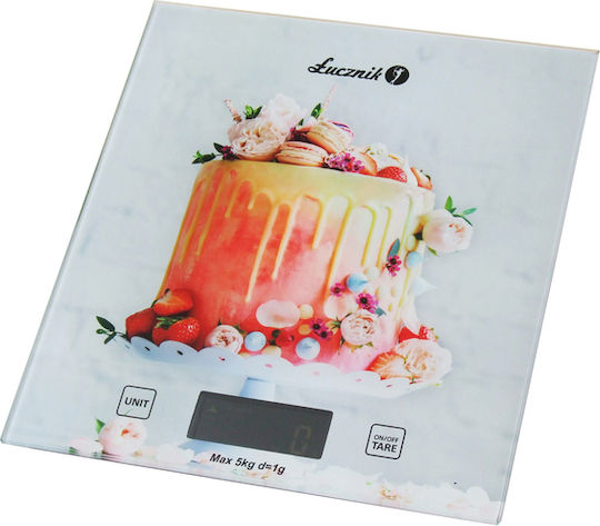 Lucznik PT-852 Cântar Digital De Bucătărie Pentru Prăjituri Până La 5 Kg Multicoloră
