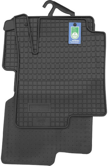 Petex Σετ Μπροστινά και Πίσω Πατάκια 4τμχ για Smart ForFour 2004-2006 Μαύρα