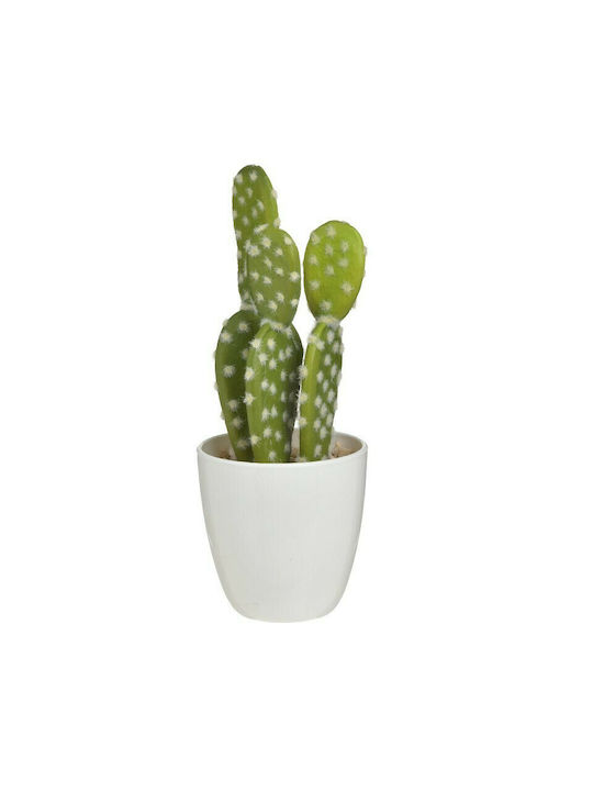 Click Artificial Plant in Small Pot White/Green 20cm 1pcs