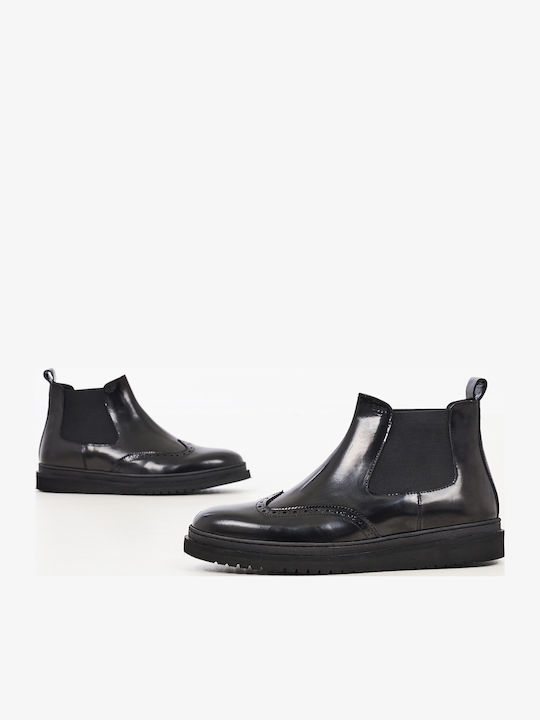 Leather Black Chelsea Boots