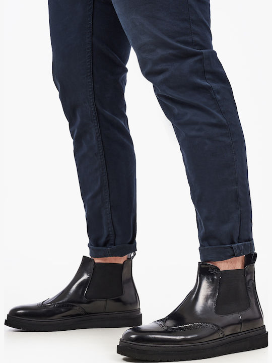 Leather Black Chelsea Boots