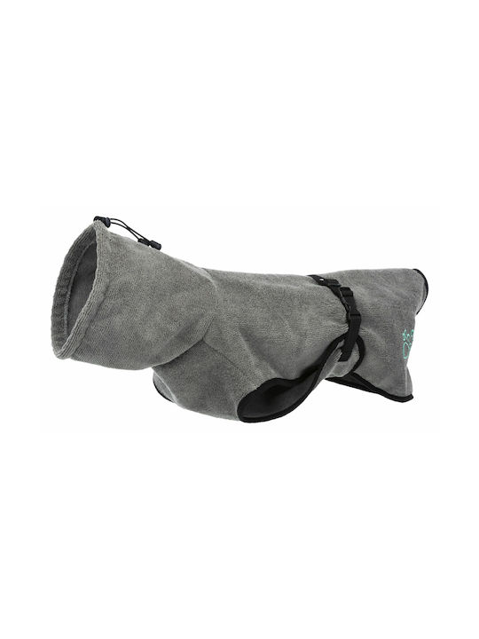 Trixie Dog Shirt Bathrobe in Gray color XL 75cm.
