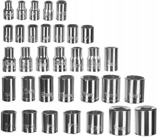 Bigstren Set Ratchet 3\8" 40pcs 19168