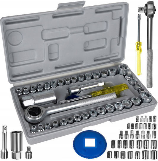 Bigstren Bigstren Ratschen- & Steckschlüssel-Sets 3\8" 40Stück