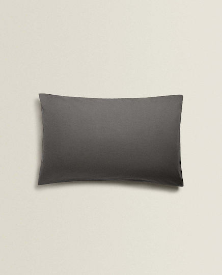 My Home Luxury Monochrome Σετ Σεντόνια Υπέρδιπλα με Λάστιχο 160x200+25εκ. Γκρι (4τμχ)