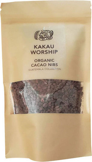 Kakau Worship Κακάο Nibs Βιολογικοί Σπόροι Κακάο Ωμοί Ψίχα 150gr