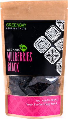 Green Bay Βιολογικά Mulberries Μαύρα Χωρίς Ζάχαρη 125gr