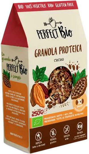 Perfect Bio Organic Granola Oats Protein With Cocoa Cocoa & Pistachio 250gr