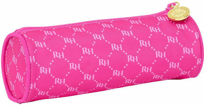 Fabric Pencil Case with 1 Compartment Fuchsia