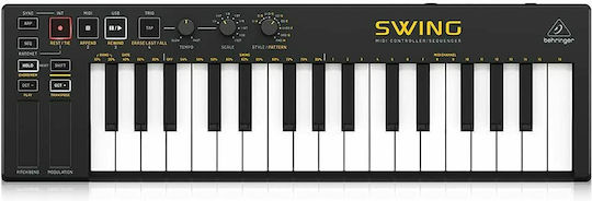 Behringer Midi-Tastatur Swing mit 32 Tasten Schwarz